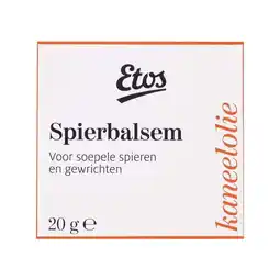 Etos Etos Spierbalsem Kaneelolie 20 GR aanbieding