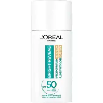 Etos L’Oréal Paris Bright Reveal Dark Spot Tinted SPF50+ Fluid Moisturizer 50 ML aanbieding