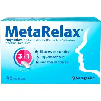 Etos Metagenics MetaRelax 45 stuks aanbieding
