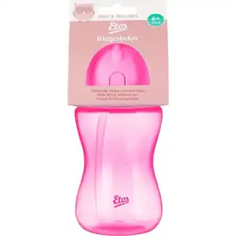 Etos Etos Rietjesbeker Roze aanbieding
