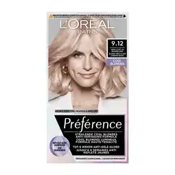 Etos L'Oréal Paris Préférence Cool Blondes Permanente Haarverf 9.12 Siberia aanbieding