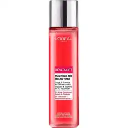 Etos L'Oréal Paris Revitalift 5% Glycolzuur Peeling Exfoliant Toner 180 ML aanbieding