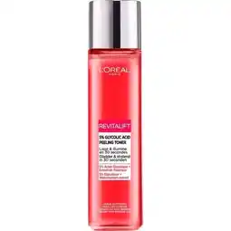Etos L'Oréal Paris Revitalift 5% Glycolzuur Peeling Exfoliant Toner 180 ML aanbieding