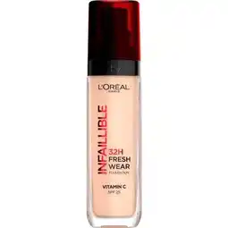 Etos L'Oréal Paris Infaillible 32HR Fresh Wear 20 Ivory Foundation SPF25 30 ML aanbieding