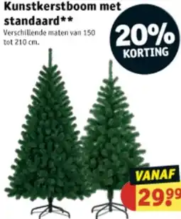 Kruidvat Kunstkerstboom met standaard aanbieding