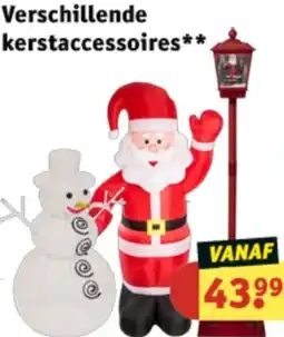 Kruidvat Verschillende kerstaccessoires aanbieding