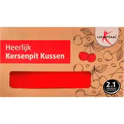 Etos Lucivit kersenpit kussen vierkant 27x27cm aanbieding