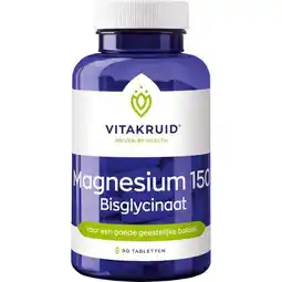 Etos Vitakruid Magnesium 150 Bisglycinaat - 90 tabletten aanbieding