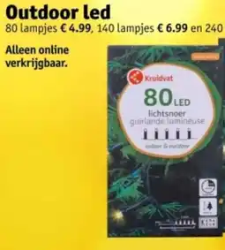 Kruidvat Outdoor led aanbieding