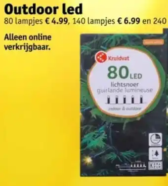 Kruidvat Outdoor led aanbieding