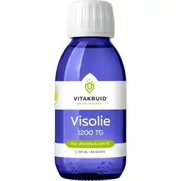 Etos Vitakruid Visolie 1200 TG Vloeibaar - 125 ml aanbieding