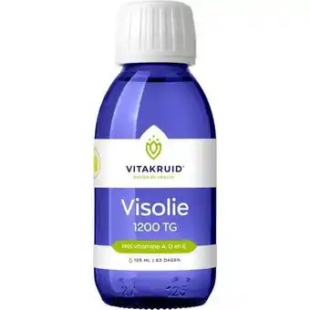 Etos Vitakruid Visolie 1200 TG Vloeibaar - 125 ml aanbieding