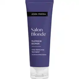 Etos John Frieda Salon Blonde Tone Perfecting Treatment Platinum Blonde 120 ML aanbieding