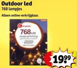 Kruidvat Outdoor led 768 lampjes aanbieding