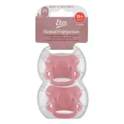 Etos Etos Fopspenen 18+ Maanden Roze 2 stuks aanbieding