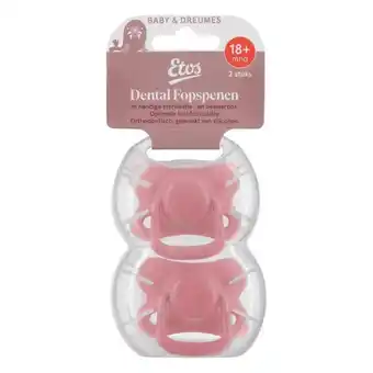 Etos Etos Fopspenen 18+ Maanden Roze 2 stuks aanbieding