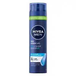 Etos NIVEA MEN Protect & Care Verzorgende Scheergel - 200 ML aanbieding