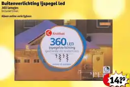 Kruidvat Buitenverlichting ijspegel led 360 lampjes aanbieding