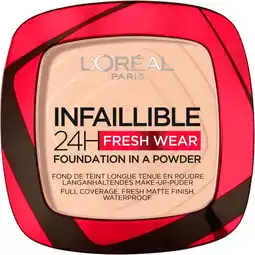 Etos L'Oréal Paris Infaillible 24H Fresh Wear Foundation in a Powder 20 Ivory aanbieding