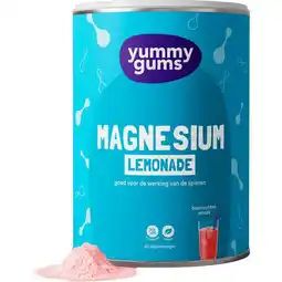 Etos Yummygum Magnesium Lemonade Suikervrij 240 GR aanbieding
