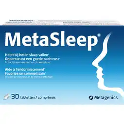 Etos MetaSleep Mel NF 30 tabletten blister aanbieding