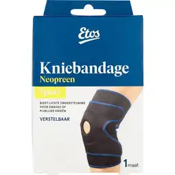 Etos Etos Kniebandage Zwart aanbieding