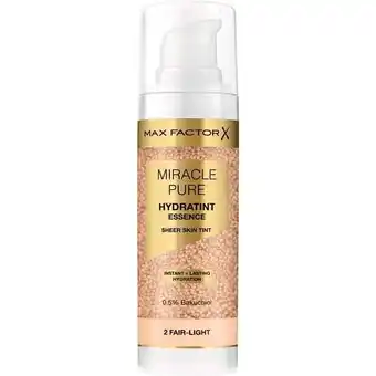 Etos Max Factor Miracle Pure Hydratint Essence Foundation 02 Fair-Light aanbieding