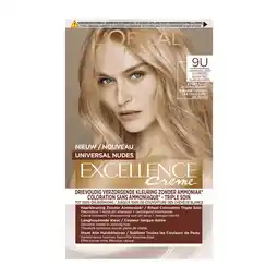 Etos L'Oréal Paris Excellence Universal Nudes Permanente Haarverf 9U Zeer Lichtblond aanbieding