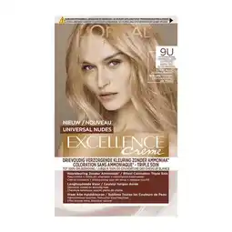 Etos L'Oréal Paris Excellence Universal Nudes Permanente Haarverf 9U Zeer Lichtblond aanbieding