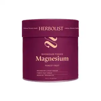 Etos Herbolist magnesium poeder forrest fruit aanbieding