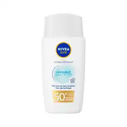 Etos NIVEA SUN UV Face Invisible Daily Fluid Zonnebrand SPF 50 50 ML aanbieding