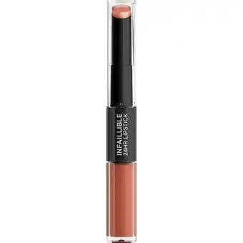 Etos L'Oréal Paris Infaillible Lipstick 24H 2-Steps 808 Limitless Beige aanbieding
