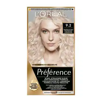 Etos L Oréal Paris Préférence 9.2 Zeer Licht Beige Parelmoer Blond aanbieding