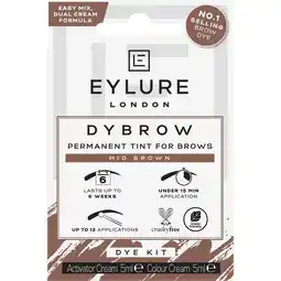Etos Eylure Dybrow Dye Kit Mid Brown aanbieding
