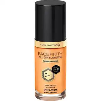 Etos Max Factor Facefinity Foundation Warm Honey/N78 30 ML aanbieding