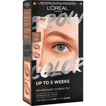 Etos L'Oréal Paris Brow Color wenkbrauwverf 7.0 Dark Blonde 30 ML aanbieding