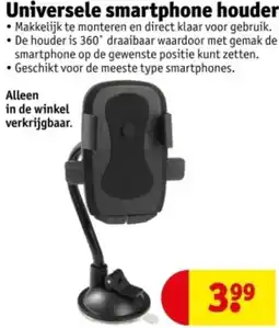 Kruidvat Universele smartphone houder aanbieding