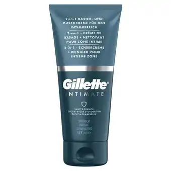 Etos Gillette Intimate 2-In-1 Scheercrème & Reiniger Voor Intieme Zone 177 ML aanbieding