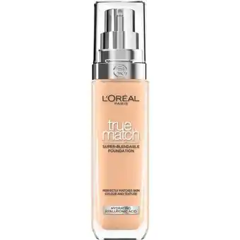 Etos L'Oréal Paris True Match Foundation 3.W Golden Beige SPF16 aanbieding