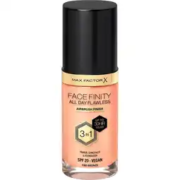 Etos Max Factor Facefinity Foundation Bronze/C80 30 ML aanbieding
