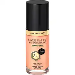 Etos Max Factor Facefinity Foundation Bronze/C80 30 ML aanbieding