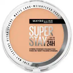 Etos Maybelline New York SuperStay 24H Hybrid Powder Foundation 40 aanbieding