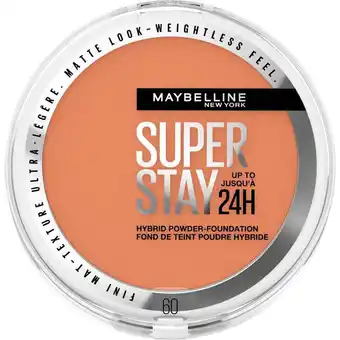 Etos Maybelline New York SuperStay 24H Hybrid Powder Foundation 60 aanbieding