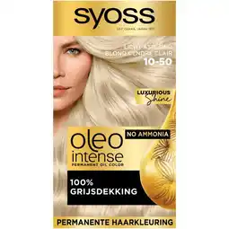 Etos Syoss Oleo Intense 10-50 Licht Asblond aanbieding