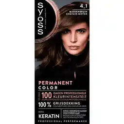 Etos Syoss Haarverf 4-1 Middenbruin aanbieding