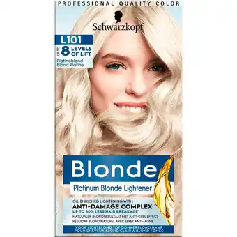 Etos Schwarzkopf Blonde OmegaPlex Haarverf L101 aanbieding