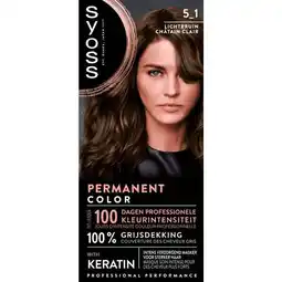 Etos Syoss Haarverf 5-1 Lichtbruin aanbieding