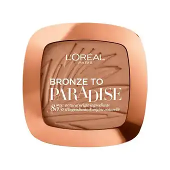 Etos L'Oréal Paris Wake Up & Glow Bronzer 03 Back To Bronze 9 GR aanbieding
