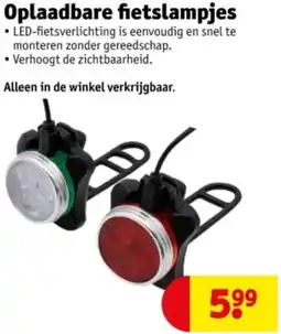 Kruidvat Oplaadbare fietslampjes aanbieding
