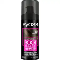 Etos Syoss Uit Groeispray Donkerbruin aanbieding